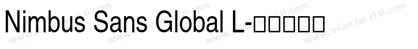 Nimbus Sans Global L字体转换